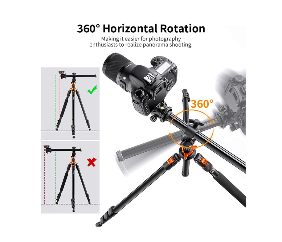 K F Concept Aluminum Tripod K A S Sinar Photo Digital Camera