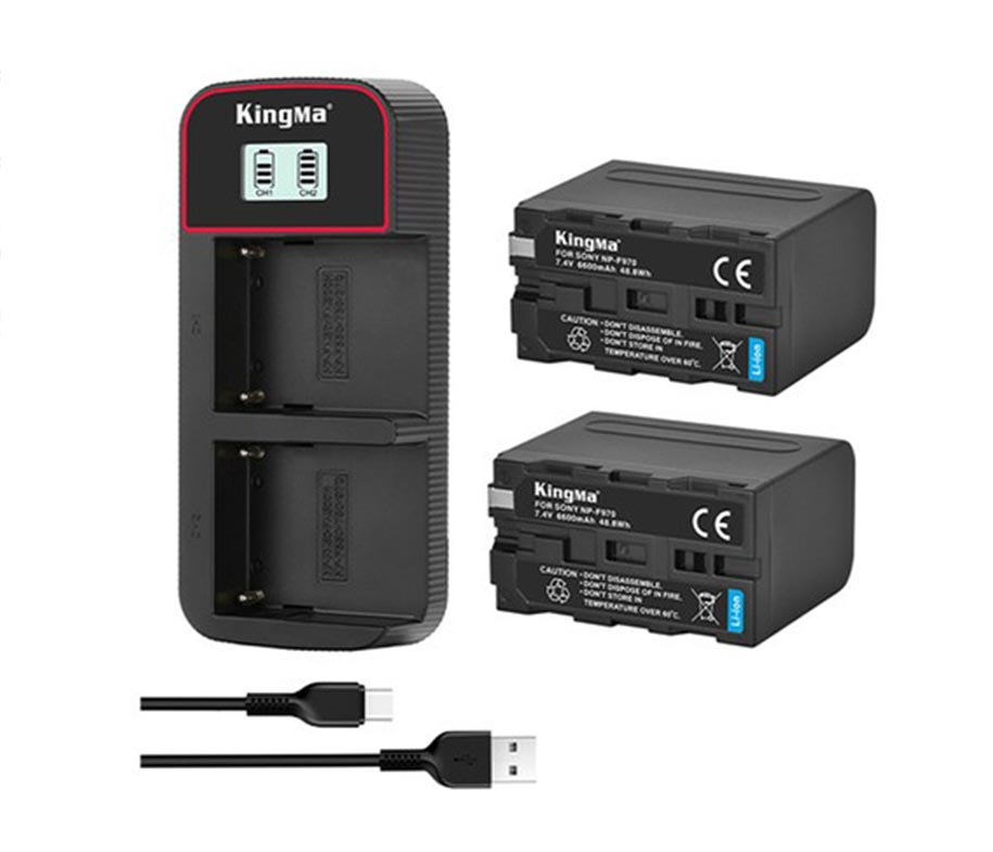 Kingma Dual Battery Plus Charger Package Np F Sinar Photo Digital