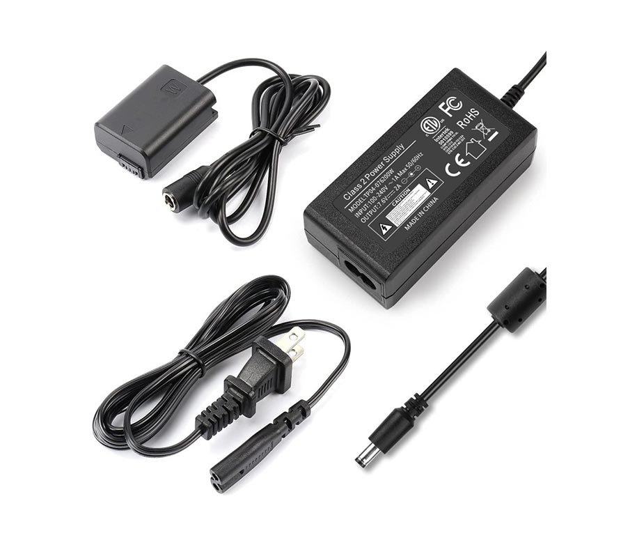 KingMa Dummy Battery Kit With AC Power Suplly Adapter For NP FW50