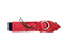 Fix Strap 1AN Black Cotton with Red Leather Black Yarn