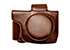 MYER Leather Case for E-M10 mark II (short)-Brown