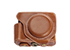 MYER Leather Case for Fuji X70 Brown with White Line