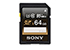 Sony Memory Card SF-64UZ/T2 64GB 95/90mbs Class10 U3