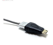 LINDY 41207 HDMI Female To Mini HDMI Male UHD Adapter Gold P